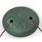 Tambor de chuva MENGBEI 20cm 11 Notes Steel Languet Tambor verde Tambor de chuva MENGBEI 20cm 11 Notes Steel Languet Tambor verde