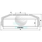 Tambor de freio Traseiro Iveco Daily 1997 a 2007 MDS T72 Tambor de freio Traseiro Iveco Daily 1997 a 2007 MDS T72