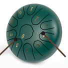 Tambor de língua de aço Amkoskr Rain Drum de 6 polegadas 11 notas C Major