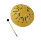 Tambor De Língua De Aço De 4,5 Polegadas Com 8 Notas Para Meditação, Yoga, Cura De Chakras, Tambor De Língua De Aço De 4,5 Polegadas Com 8 Notas Para Meditação, Yoga, Cura De Chakras,