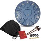Tambor de língua de aço Ironkoi, percussão musical de 13 tons, azul