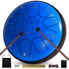 Tambor de língua de aço JYTMUS Drum611-Blue de 6 polegadas 11 notas Tambor de língua de aço JYTMUS Drum611-Blue de 6 polegadas 11 notas