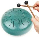 Tambor de língua de aço REGIS Malachite 15 cm 8 notas com bolsa e palitos