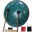 Tambor de lingueta de aço LONCHAN Rain Drum de 15 cm com bolsa e marretas Tambor de lingueta de aço LONCHAN Rain Drum de 15 cm com bolsa e marretas