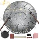 Tambor de lingueta de aço MENGBEI D Major 13 Note com acessórios Tambor de lingueta de aço MENGBEI D Major 13 Note com acessórios
