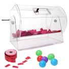 Tambor de rifa VEVOR Acrylic Professional com 2 chaves e 5000 ingressos