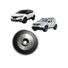 Tambor Freio Traseiro Duster Captur Oroch Com Cubo + Anel + Rolamento