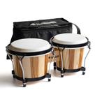 Tambores Bongo MUSICUBE para crianças e adultos de 6” e 7” ajustáveis