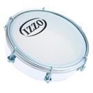 Tamborim IZZO 6 polegadas ABS com Pele Leitosa BRANCO - 3691