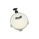 Tamborim torelli tt409 6 afinações aço cromado com clamp pele leitosa