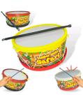 Tamborzinho Tambor Infantil Brinquedo Musical