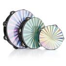 Tambourine Radiant, pacote com 3 pandeiros de madeira portáteis, 15 cm, 20 cm, 25 cm