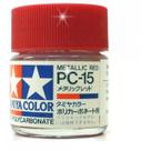 Tamiya Policarbonato (RC) Tinta PC-15 Metallic Red 23ml.