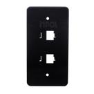 Tampa 2 RJ45 para Condulete 1" Preta Inpol