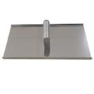 Tampa 40x19cm Inox Para Fogão a Lenha Cabo Madeira