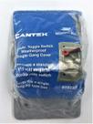 Tampa à prova de intempéries Cantex PVC Boxes Single Gang