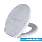 Tampa Assento Almofadado Marmorizado Oval Universal Astra
