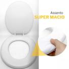 Tampa Assento Vaso Sanitário Universal Almofadado Oval Confortável Banheiro