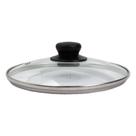 Tampa Avulsa De Vidro Para Panelas E Frigideiras 28cm Com Puxador Preto Tampa Avulsa De Vidro Para Panelas E Frigideiras 28cm Com Puxador Preto