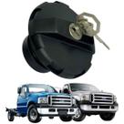 Tampa C/ Chaves Do Tanque Combustivel Ford F250/ F350 -98/19 Preto-F67Z9030DA