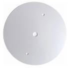 Tampa Canopla Espelho Cego Super Slim Branco ABS 12cm