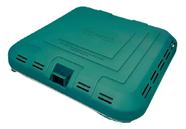 Tampa Casa De Máquina 100x100cm Plastica Dobradiça Sodramar Cor Verde