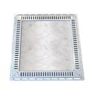 Tampa Casa de Máquina para Piscina B2 Rebaixada com Grelha 80x80cm Branco