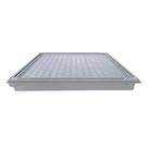 Tampa Casa Máquina Piscina e Rebaixo Gaveta Cinza 120x120cm