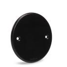 Tampa Cega para Teto Redonda 4" Preta Sleek Margirius
