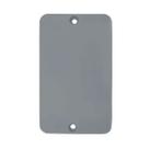 Tampa Cega Pvc 1" Para Condulete Cinza Masster