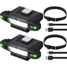 Tampa Clip-on Light Mudder Ultra Bright USB Recarregável x2