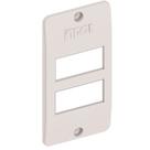 Tampa Condulete Pvc Branca 3/4" 02 Tec Separadas Tampa Condulete Pvc Branca 3/4" 02 Tec Separadas