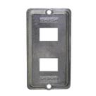 Tampa dailet 3/4 2 rj45 tm034+fc+fc - 10 peças