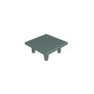Tampa de Acabamento para Perfil Modular Link Natural Rometal Tampa de Acabamento para Perfil Modular Link Natural Rometal