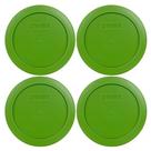 Tampa de armazenamento de alimentos Pyrex 7200-PC 2 xícaras de plástico verde x4