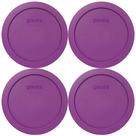 Tampa de armazenamento de alimentos Pyrex 7201-PC 4 xícaras Thistle Purple x4