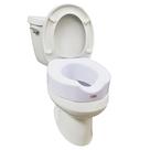 Tampa de assento sanitário Riser Carex Quick-Lock de 4 polegadas de altura e 136 kg Tampa de assento sanitário Riser Carex Quick-Lock de 4 polegadas de altura e 136 kg