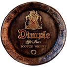 Tampa de Barril Rústica Grande em Alto Relevo Decor - Whisky Dimple Scoth