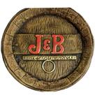 Tampa de Barril Rústica Grande em Alto Relevo Decor - Whisky J&B