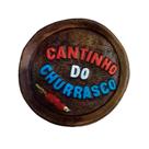 Tampa de Barril Rústica Média em Alto Relevo Decor - Cantinho do Churrasco