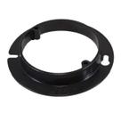 Tampa de caixa elétrica Cantex 1-Gang Round Black PVC 10 cm