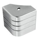 Tampa de Canto para Pontoon Vanshly Crest Alumínio Altura 8 cm