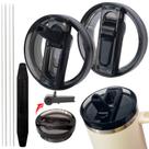 Tampa de canudo dobrável removível de 1200 ml, pacote com 2 unidades para Stanley