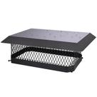 Tampa de chaminé CLLOMAGY 23x46 cm Tampa de aço galvanizado