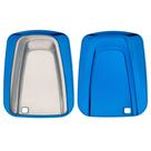 Tampa de chave kwmobile compatível com BMW Blue High Gloss