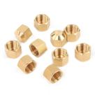 Tampa de Compressão em Latão LTWFITTING para Tubo 1/4" - Pacote com 10 Tampa de Compressão em Latão LTWFITTING para Tubo 1/4" - Pacote com 10