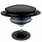 Tampa de drenagem de banheira HIDROP Pop Up Universal Matte Black