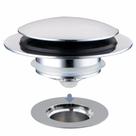 Tampa de drenagem de banheira HIDROP Universal Tip Toe Chrome