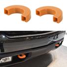 Tampa de engate de trailer BESTZHEYU 2 peças laranja para Chevy Silverado 1500