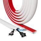 Tampa de gerenciamento de cabos ESUFEIR Cable Hider 99 cm x 1,5 cm branca